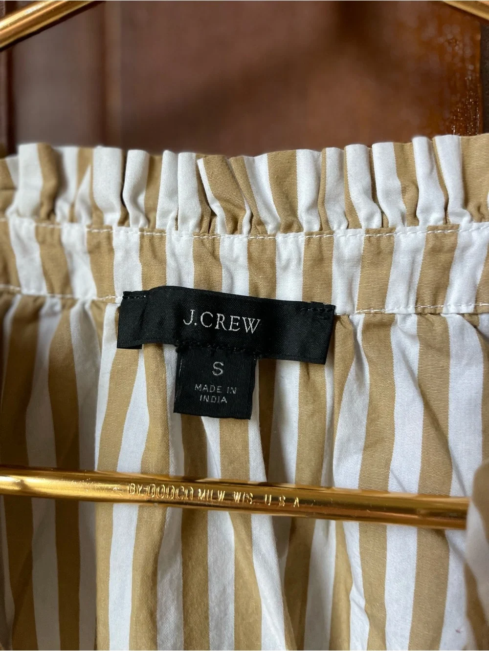 J.Crew women's small long sleeve striped top
